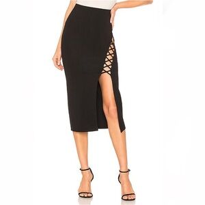 REVOLVE Privacy Please Durham Skirt in Black Size